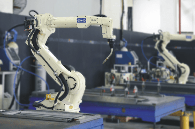 OTC welding robot line from Japan